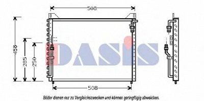 AKS DASIS 121930n -  Конденсатор, кондиционер